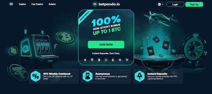 Betpanda accepts players with VPN