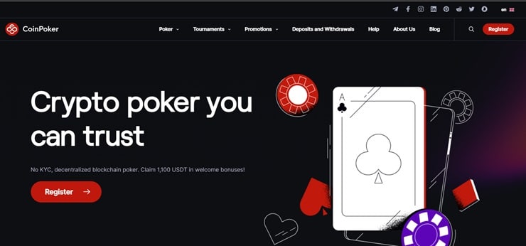 coinpoker top rated anonymous casino